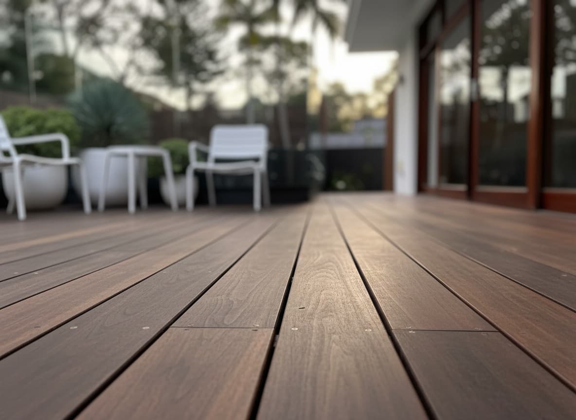 Hardwood pool deck, Middle Cove, NSW