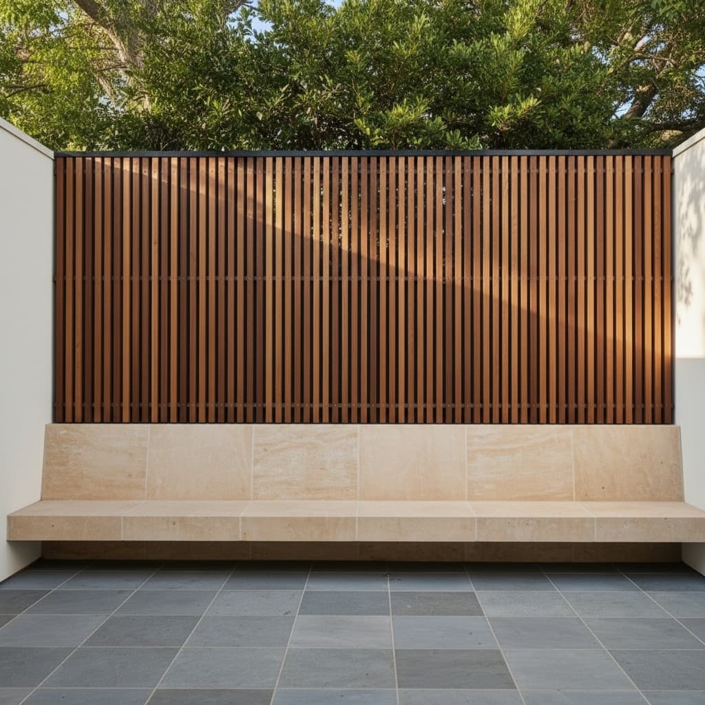 Courtyard & screen, Willoughby, NSW