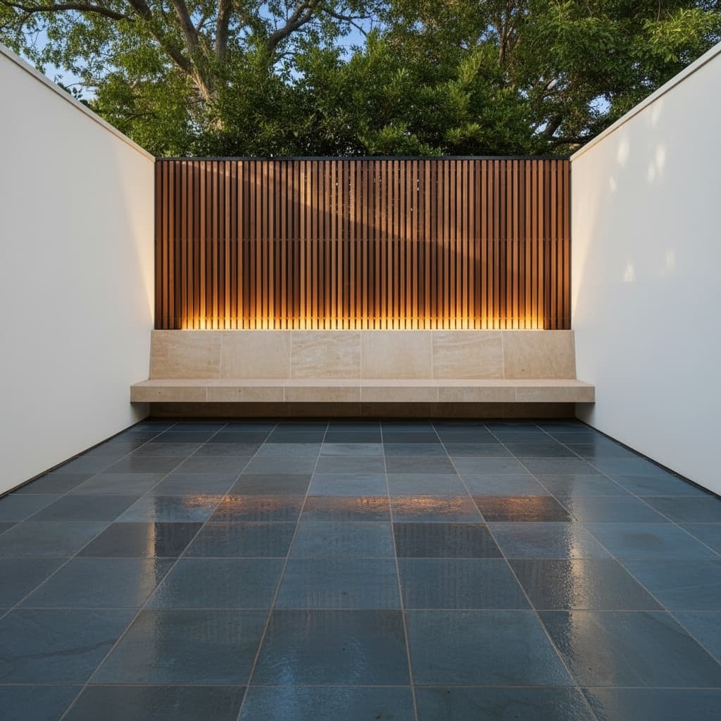 Courtyard & screen, Willoughby, NSW